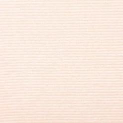 Bündchenstoff Baumwolle Yarn Dyed Streifen fein weiß lachs 35cm Breite