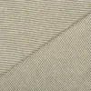 Bündchenstoff Baumwolle Yarn Dyed Streifen fein weiß tannengrün 35cm Breite