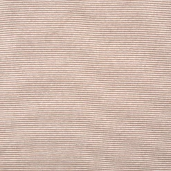 Bündchenstoff Baumwolle Yarn Dyed Streifen fein weiß braun-taupe 35cm Breite