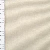 Bündchenstoff Baumwolle Yarn Dyed Streifen fein weiß olivgrün 35cm Breite