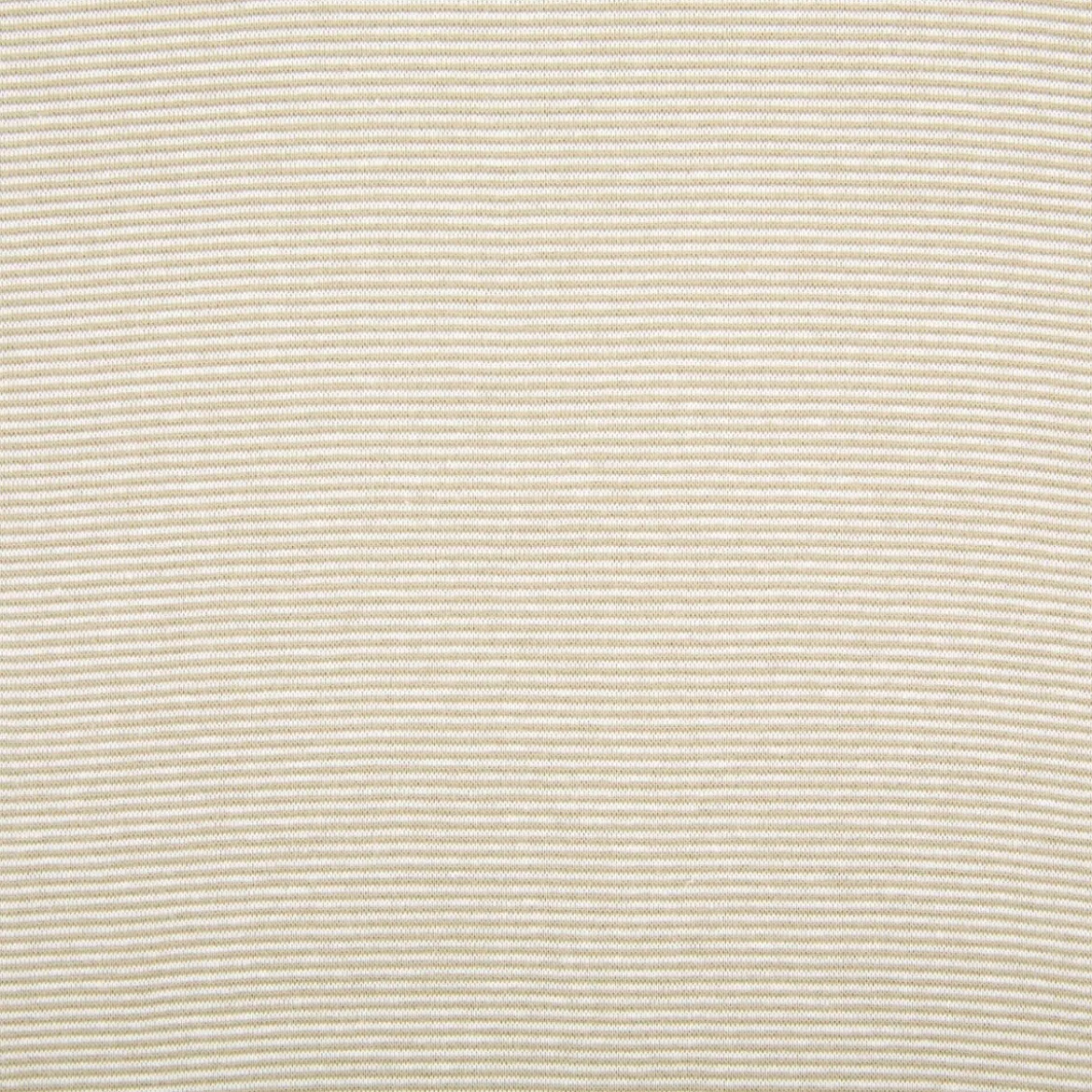 Bündchenstoff Baumwolle Yarn Dyed Streifen fein weiß olivgrün 35cm Breite