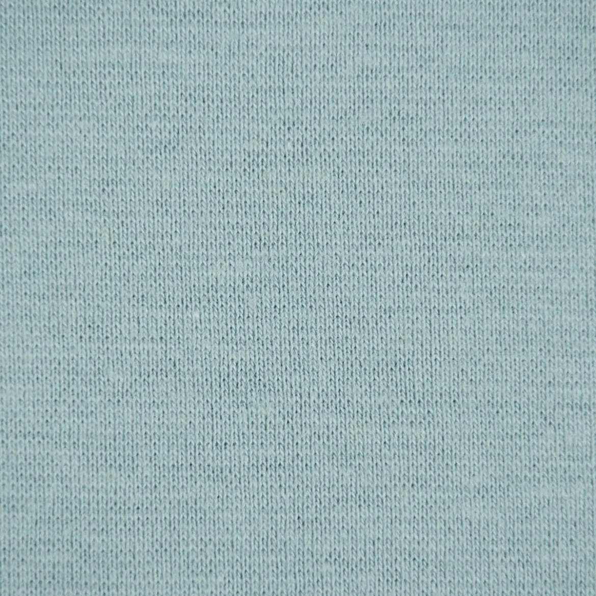 Bündchenstoff Schlauchware Organic Bio fein aqua blau 35cm Breite