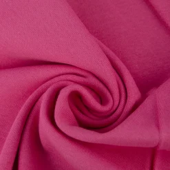 Bündchenstoff Schlauchware Organic Bio fein einfarbig Pink 35cm Breite