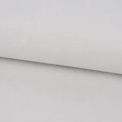 Bündchenstoff Schlauchware Organic Bio fein einfarbig Hellgrau 35cm Breite