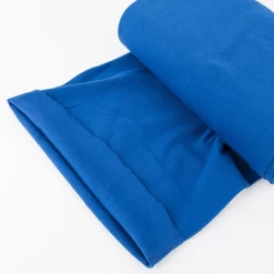 Bündchenstoff Schlauchware Organic Bio fein kobalt blau 35cm Breite