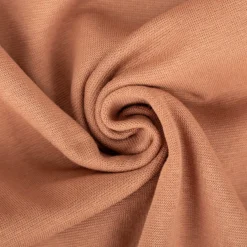Bündchenstoff Strickschlauch Baumwolle uni camel 35cm Breite
