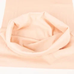 Bündchenstoff Strickschlauch Baumwolle uni lachs 35cm Breite