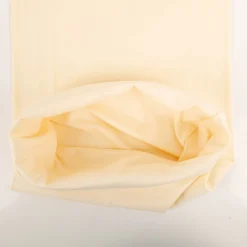 Bündchenstoff Strickschlauch Baumwolle uni wollweiß 35cm Breite