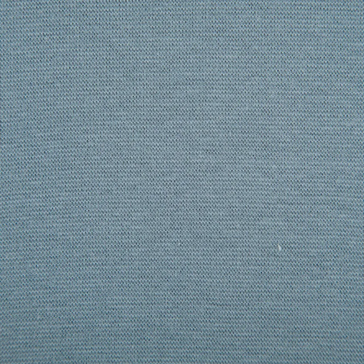 Bündchenstoff Strickschlauch Baumwolle uni stahlblau 35cm Breite