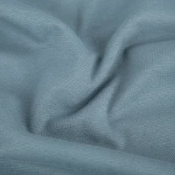 Bündchenstoff Strickschlauch Baumwolle uni stahlblau 35cm Breite