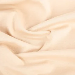 Bündchenstoff Strickschlauch Baumwolle uni beige 35cm Breite
