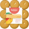 Bolsius Duft-Teelichter Aromatic Mango orange silberfarbig 18 Stück