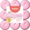 Bolsius Duft-Teelichter Aromatic Magnolie rosa silberfarbig 18 Stück