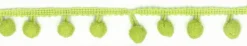 Bommelborte PomPom Borte Zierband lime Breite: 0,8cm