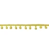 Bommelborte PomPom Borte Zierband lime Breite: 0,5cm