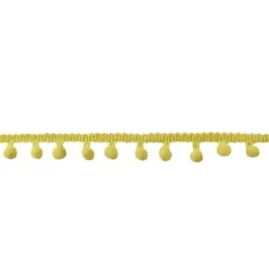 Bommelborte PomPom Borte Zierband lime Breite: 0,5cm