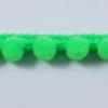Bommelborte PomPom Borte Zierband mini neon grün Breite: 0,4cm