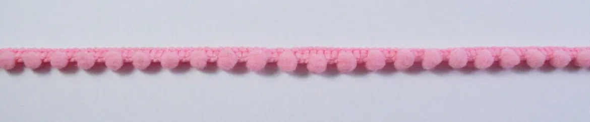 Bommelborte PomPom Borte Zierband mini rosa Breite: 0,4cm