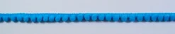 Bommelborte PomPom Borte Zierband mini türkis Breite: 0,4cm
