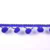 Bommelborte PomPom Borte Zierband royal Breite: 1,2cm