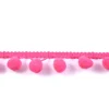 Bommelborte PomPom Borte Zierband pink Breite: 1,2cm