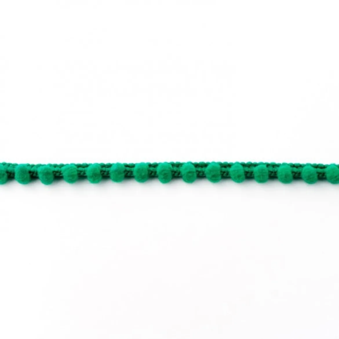 Bommelborte PomPom Borte Zierband mini apfelgrün Breite: 0,4cm