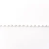 Bommelborte PomPom Borte Zierband mini weiß Breite: 0,4cm