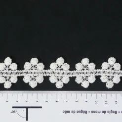 Borte Spitzenborte sekt Kreise Meterware 3cm