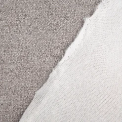 Boucle Polsterstoff mit Fleckschutz Petproof Doha uni grau 1,45m Breite