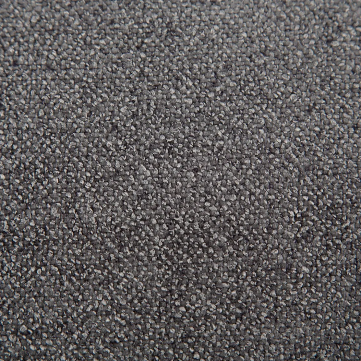 Boucle Polsterstoff mit Fleckschutz Petproof Doha uni anthrazit-grau 1,45m Breite
