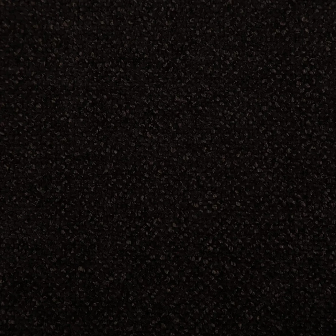 Boucle Polsterstoff mit Fleckschutz Petproof Doha schwarz meliert 1,45m Breite