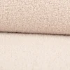 Boucle Stoff Teddystoff Kunstfell Teddy Fur uni beige-grau 1,5m Breite