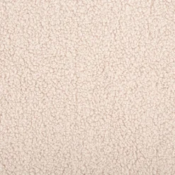 Boucle Stoff Teddystoff Kunstfell Teddy Fur uni beige-grau 1,5m Breite