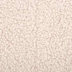 Boucle Stoff Teddystoff Kunstfell Teddy Fur uni beige-grau 1,5m Breite