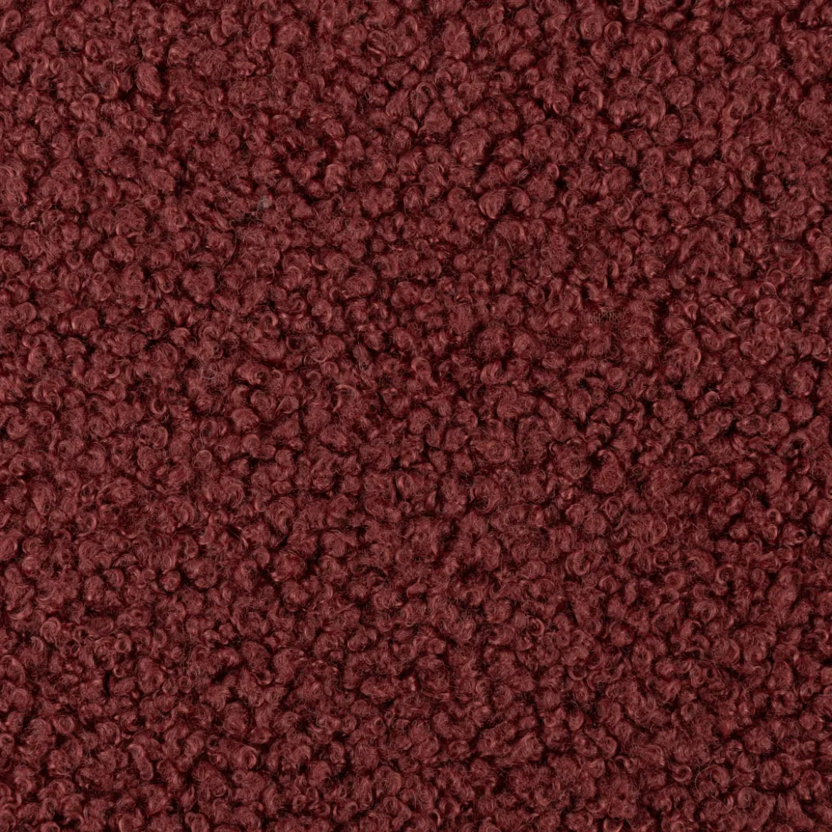 Boucle Stoff Teddystoff Kunstfell Teddy Fur uni mauve-rot 1,5m Breite