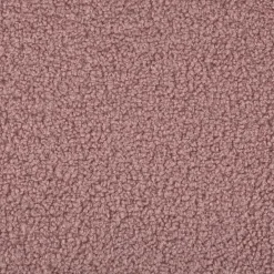 Boucle Stoff Teddystoff Kunstfell Teddy Fur uni Dark Powder Rosa 1,5m Breite