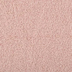 Boucle Stoff Teddystoff Kunstfell Teddy Fur uni Puderrosa 1,5m Breite