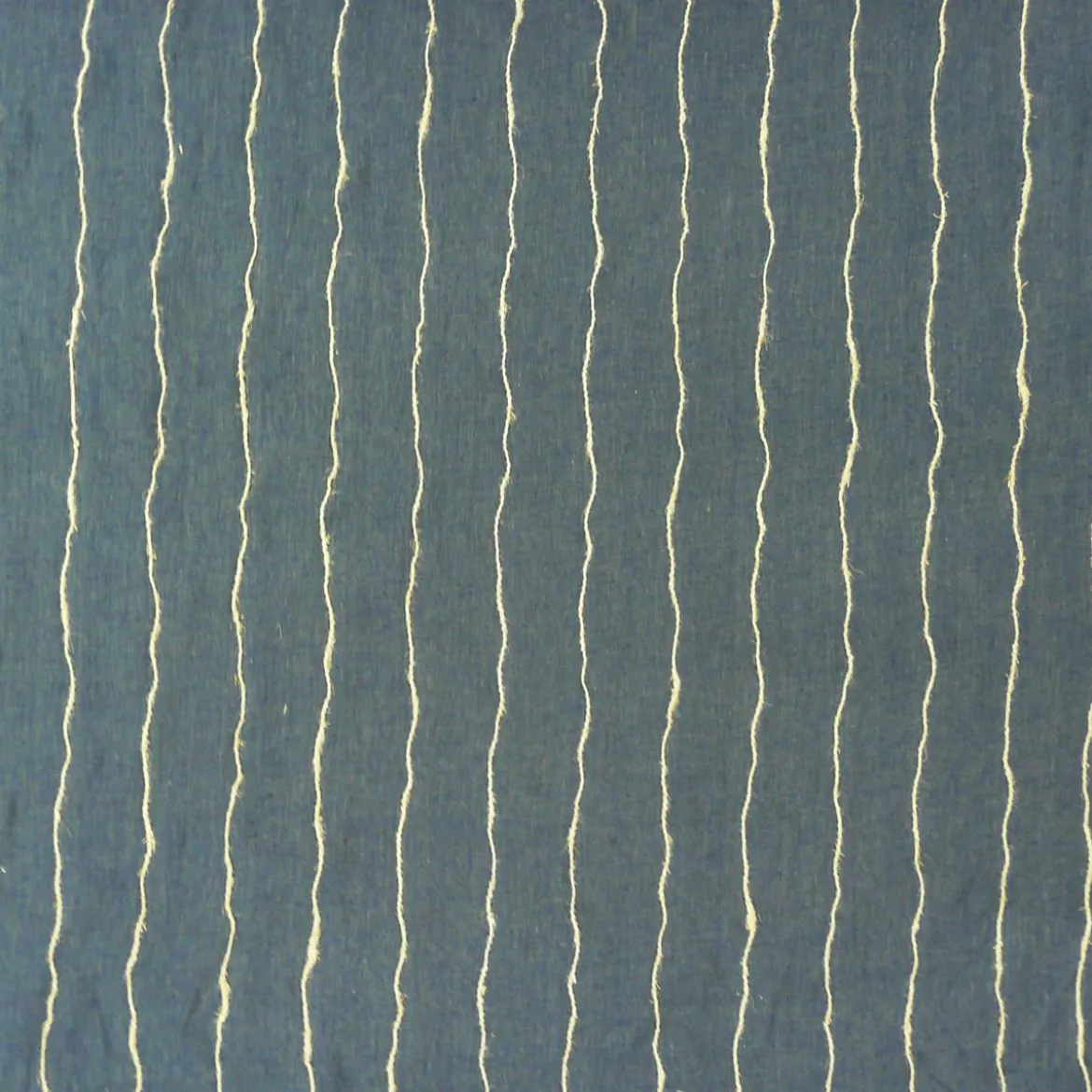 Brigitte von Boch Leinenstoff Dekostoff Meterware Harbor mit Schnurstreifen blau 140cm