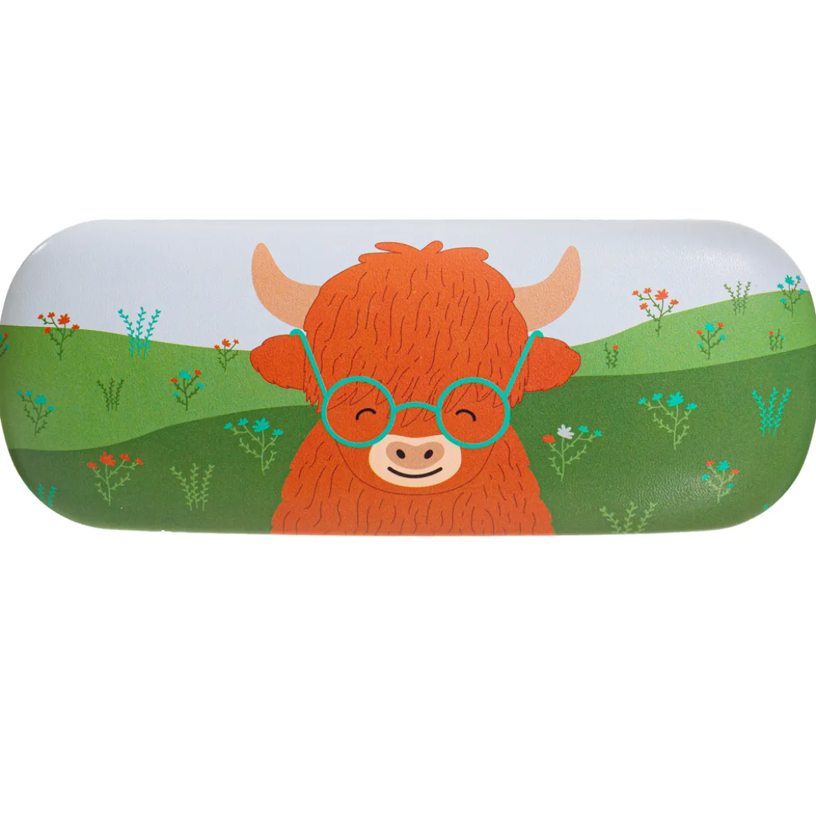 Brillenetui Büffel Highland Cow von Sass & Belle
