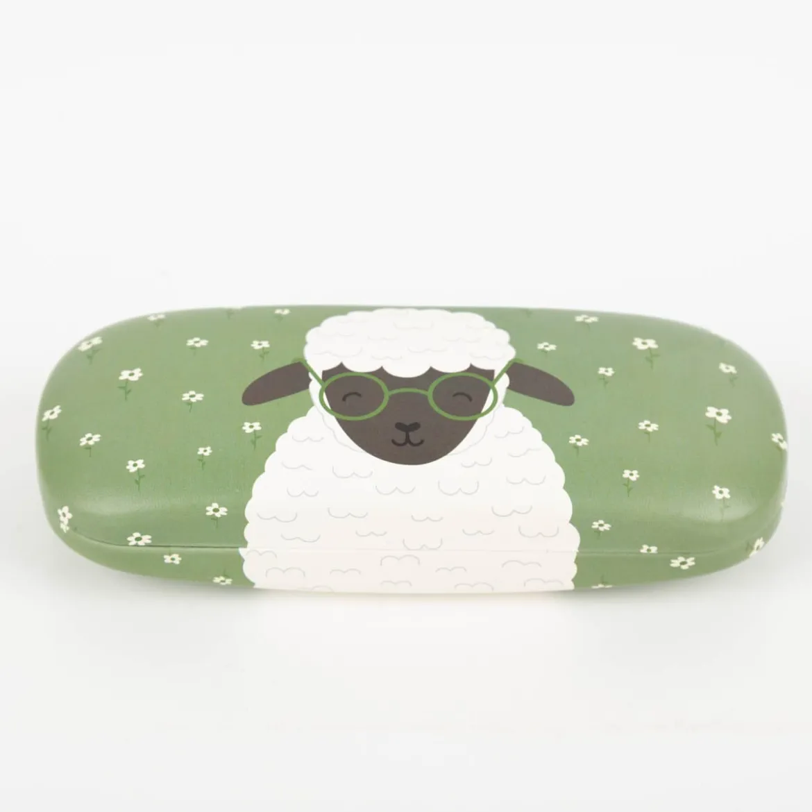Brillenetui Schaf mit Brille grün von Sass & Belle