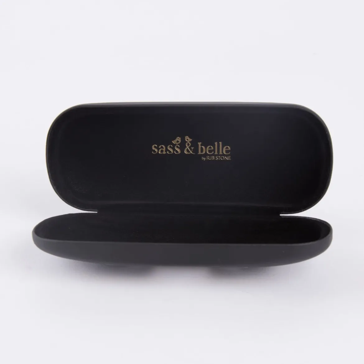 Brillen Etui Vintage Katze schwarz 16x6cm