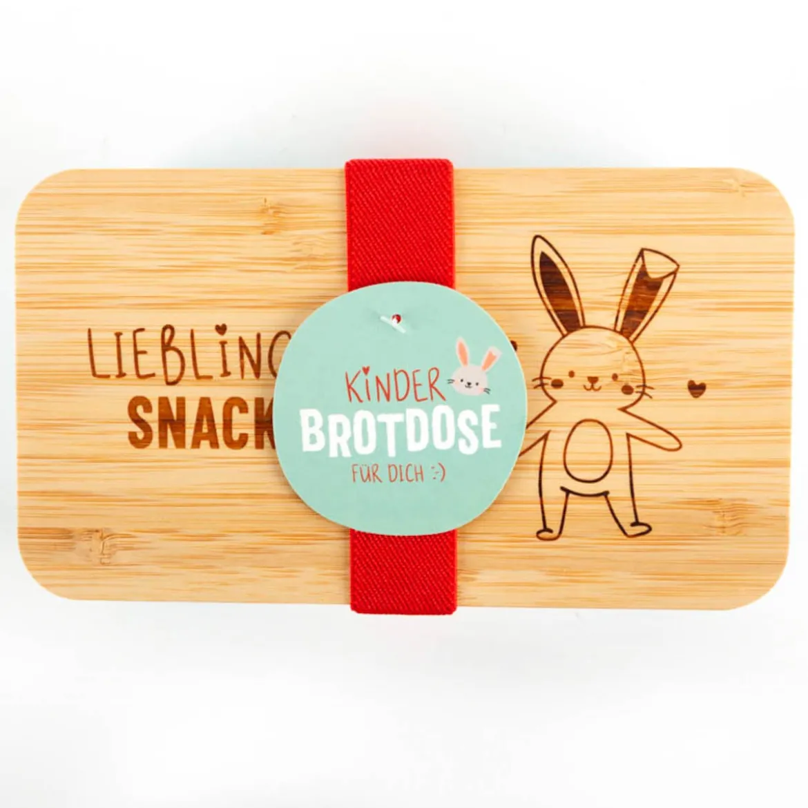 Brotdose Hase Lieblingssnack 18x10x5cm von La Vida