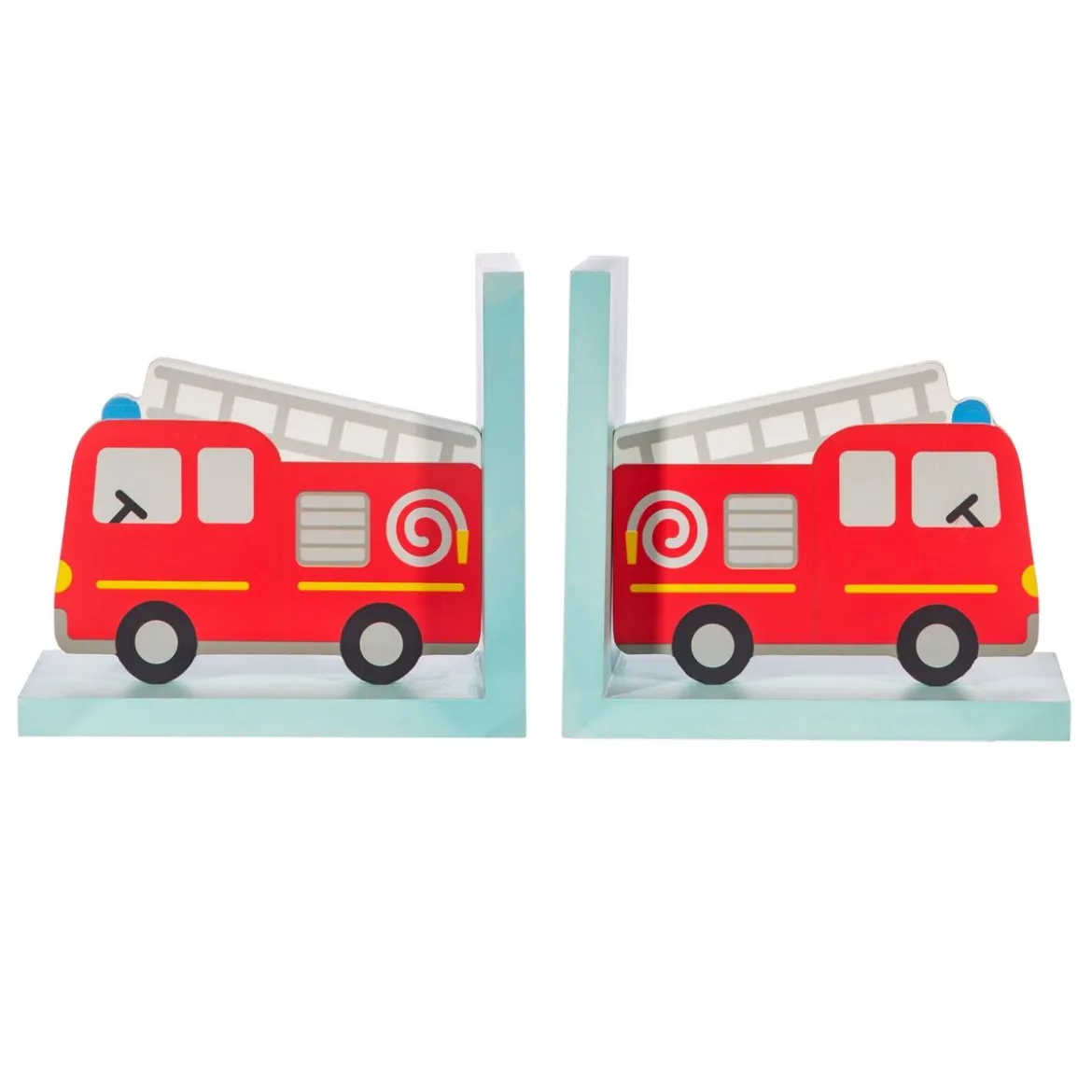 Buchstützen Feuerwehrautos von Sass & Belle ca. 30,5x14x9,5cm