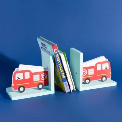 Buchstützen Feuerwehrautos von Sass & Belle ca. 30,5x14x9,5cm