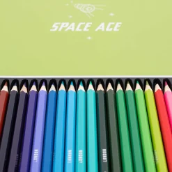 Buntstifte Set Weltraum Raketen 36 Stück im Blechetui 19x31x1,5cm