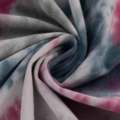 Burda Cordstoff Stretch Cord Meterware Batikoptik rosa blau grün 134cm