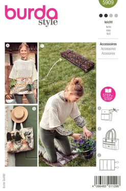 Burda Schnittmuster 5909 Accessoires