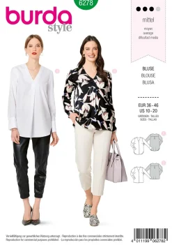 Burda Schnittmuster 6278 Bluse