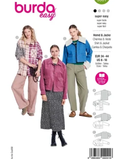 Burda Schnittmuster 5661 Damen Bluse