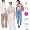 Burda Schnittmuster 5687 Damen Bluse